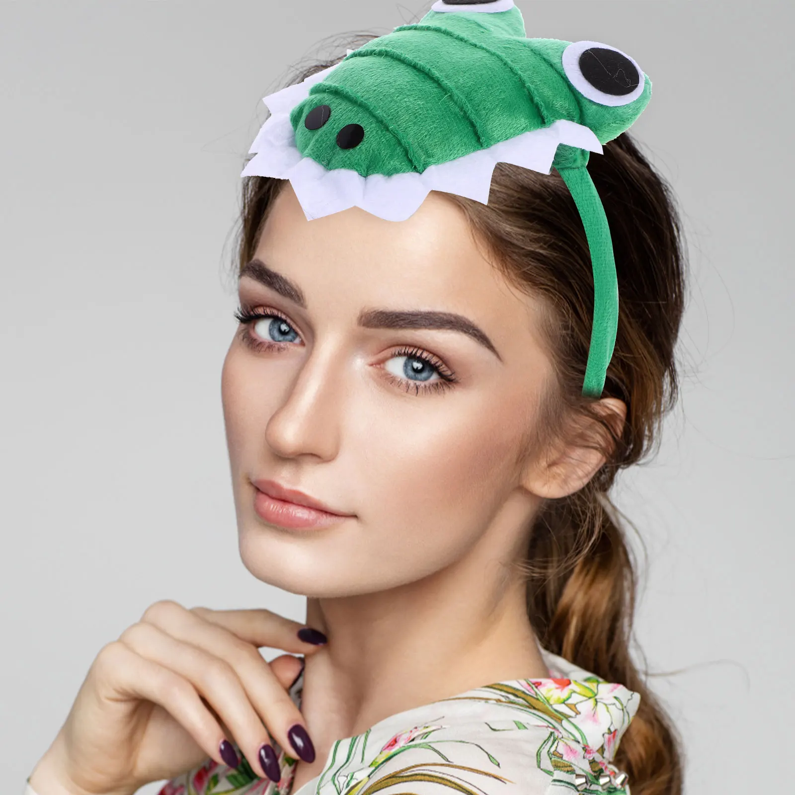 

Headband Set Tail Bowtie Animal Costume Props Furry Role Play Accessories Cosplay Party Lizard Halloween Dress