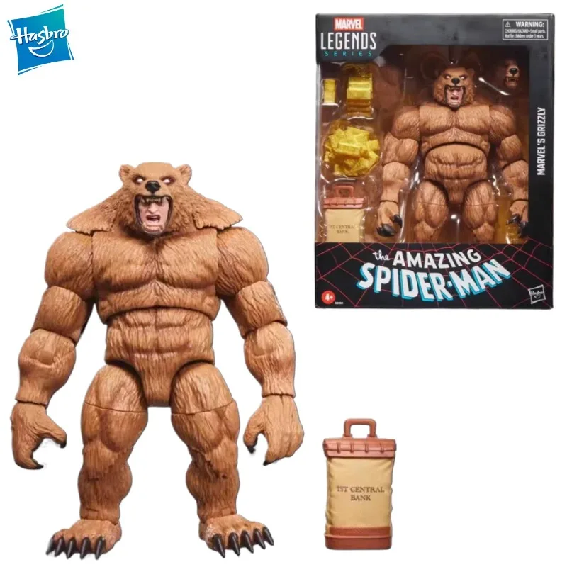

【Предпродажа, апрель 2026】Новая оригинальная экшн-фигурка Hasbro Marvel'S GRIZZLY, коллекция моделей из ПВХ