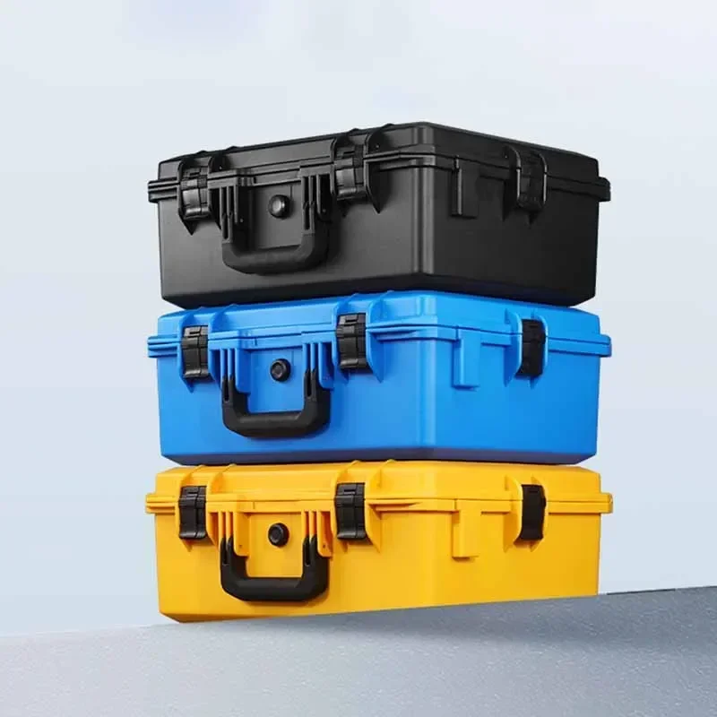 Large Hard Case Plastic Toolbox Multifunctional Waterproof Shockproof Tools Suitcase Safe Portable Parts Organizer Storage Boxes