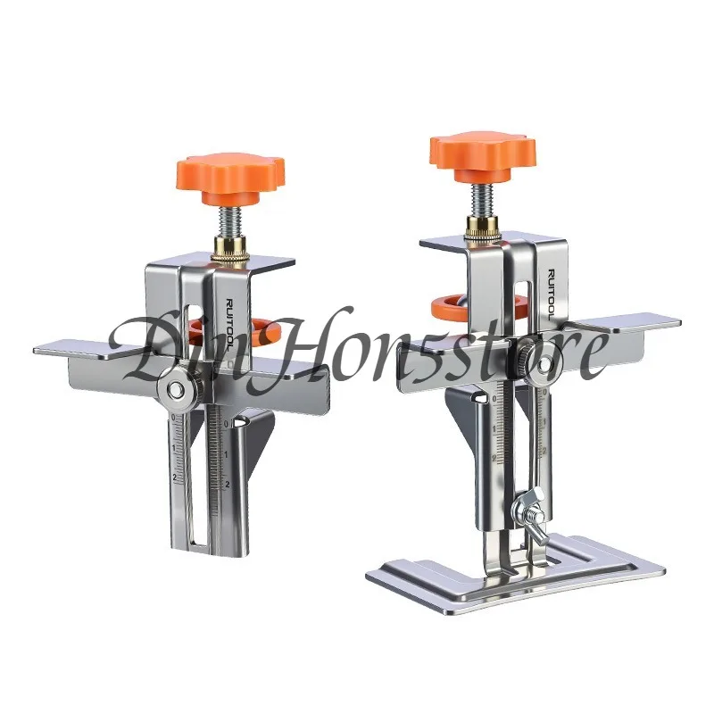 Cabinet door installation auxiliary device Height stainless steel installation positioner Quick installation door auxiliary