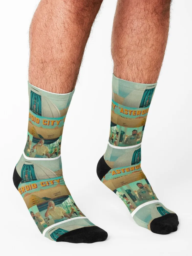 asteroid city Socks christmas stocking snow Men's Hiking boots Mens Socks Women's