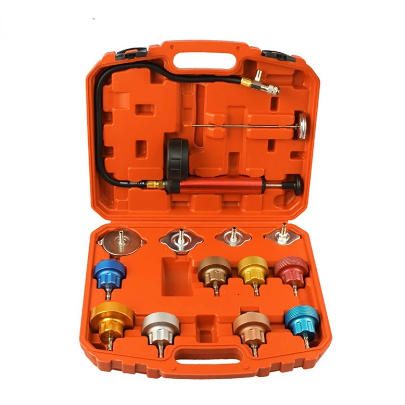 14pcs Auto Tools Cooling System Vacuum Purge Kit Car Coolant System Kit For Truck Auto Repair