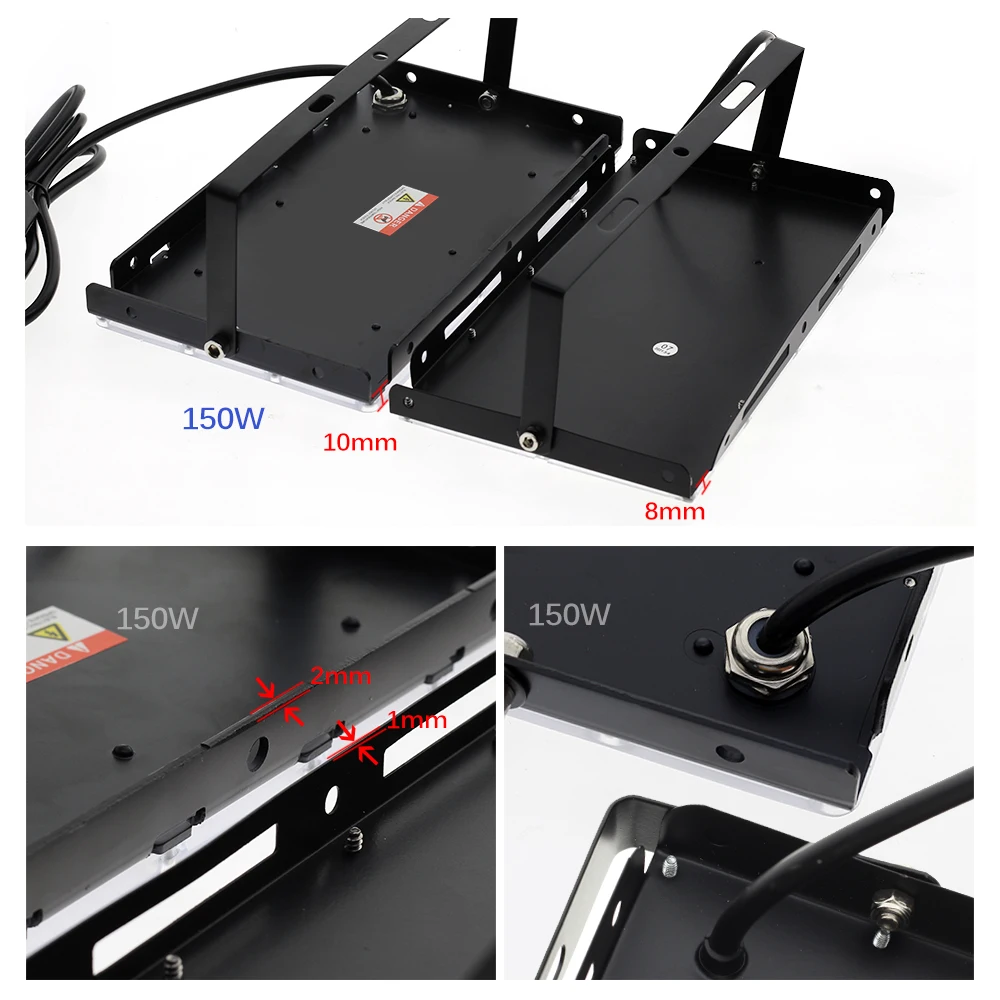 LED RGB Spotlight 50W/100W/150W IP65 Outdoor Floodlight AC220V RGB Feflector Projector Lamp With Color Remote Controller