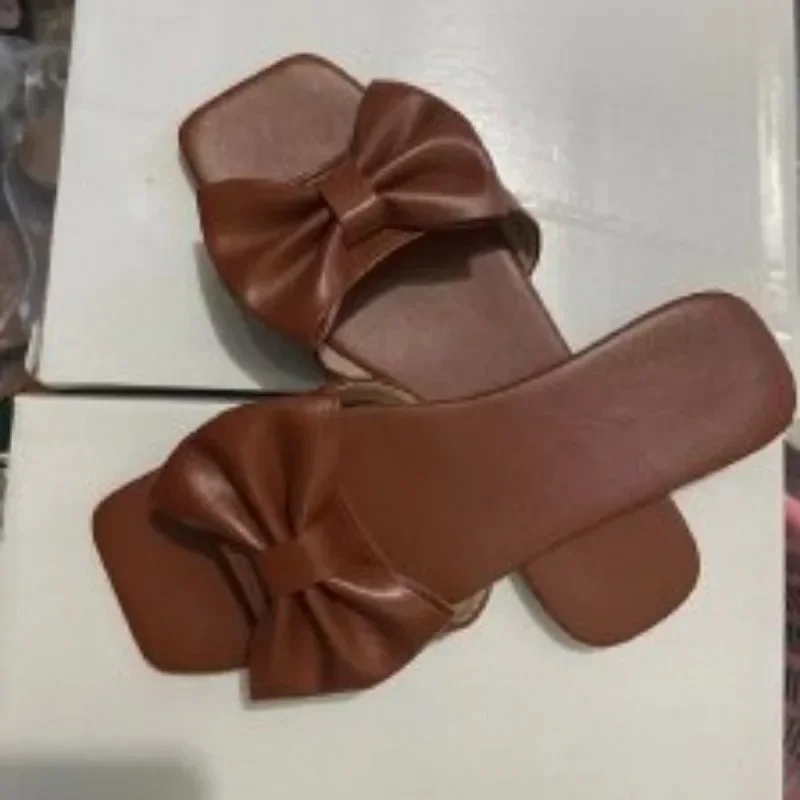 Damesslippers 2022 Zomer Nieuwe Mode Schoenen voor Vrouwen Plus Maat 43 Effen Boog Platte Outdoor Strand Slippers Vrouwelijke Zapatos Mujer