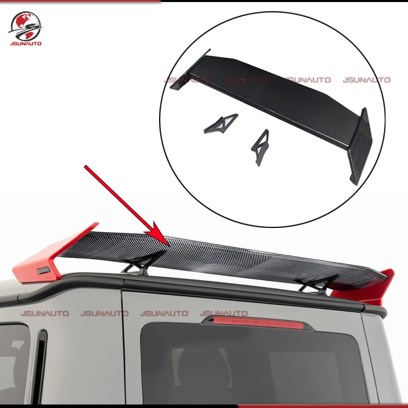 

For Benz G Class W464 G500 G550 G63 Modify to G900 B Style Rear Spoiler Premium Exterior Accessories Roof Trunk Wing