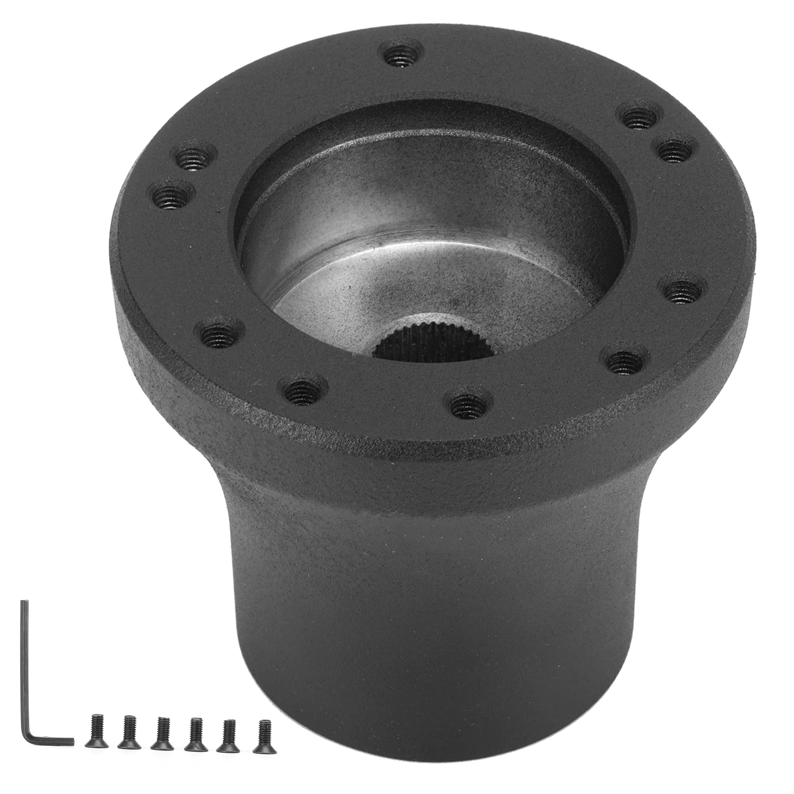 Steering Wheel Hub Adapter Connection Base Fit for EZGO TXt RXV Golfcart Models 5/6 Holes