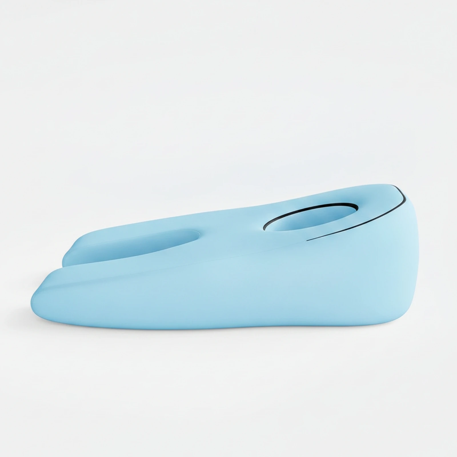 Prone Massage Pillow with Face Opening Contoured Face down Pillow with Hollow Center Supportive Breathable for Salons