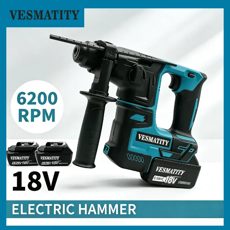 vesmatity-brushless-hammer-drill-18v-cordless-wireless-electric-drill-for-makita-18v-battery-high-performance-pro-max-unit