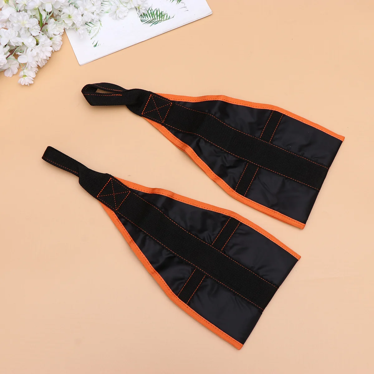 Picture 7: 1Pair Thickened Ab Strap for Abdominal Training Heavy Duty Nylon Hanging Straps for Pull Up Bar Chin Up Bars Gym Workout