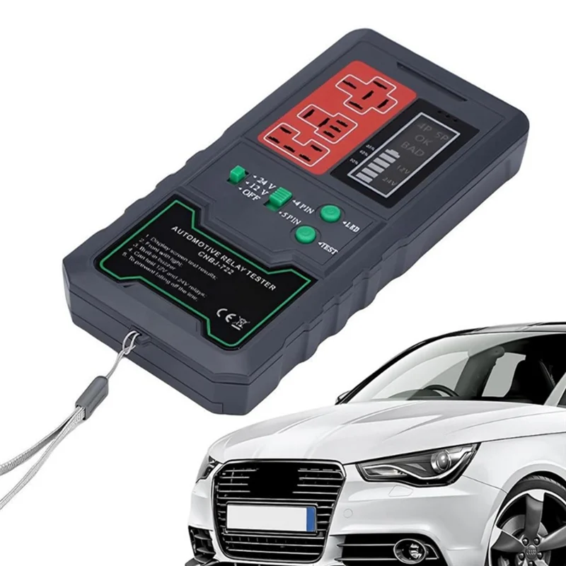 

A96I-12V 24V тестер батареи релейный анализатор генератор переменного тока автомобильная система зарядки диагностический инструмент для мотоцикла