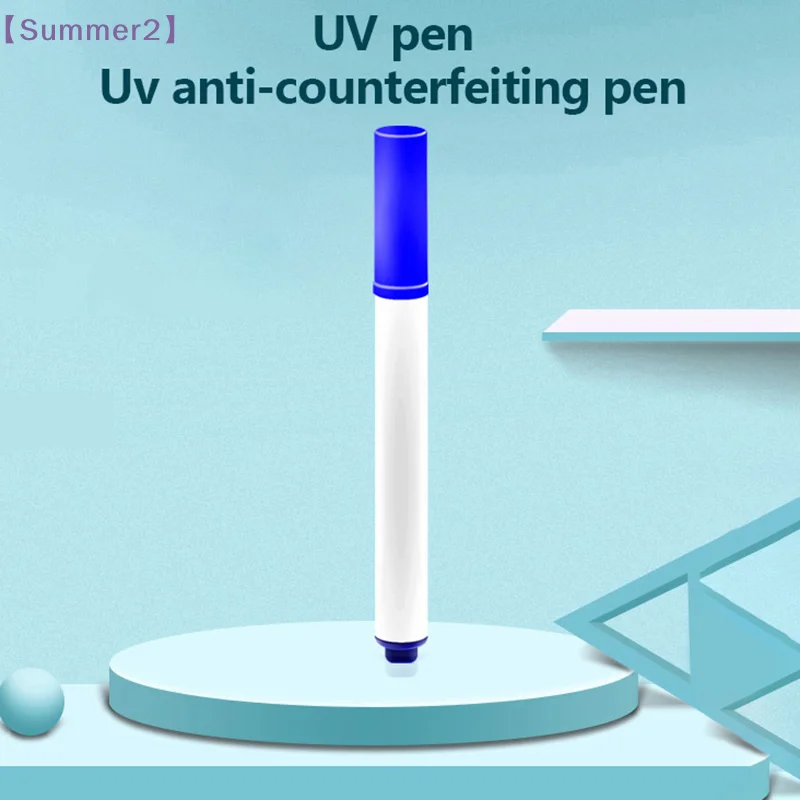 1pc Monochrome UV Invisible Highlighter Creative Ultraviolet Magic Ink Pen For Kids Party Favors Ideas Gifts Novelty Toy〔Sum2〕