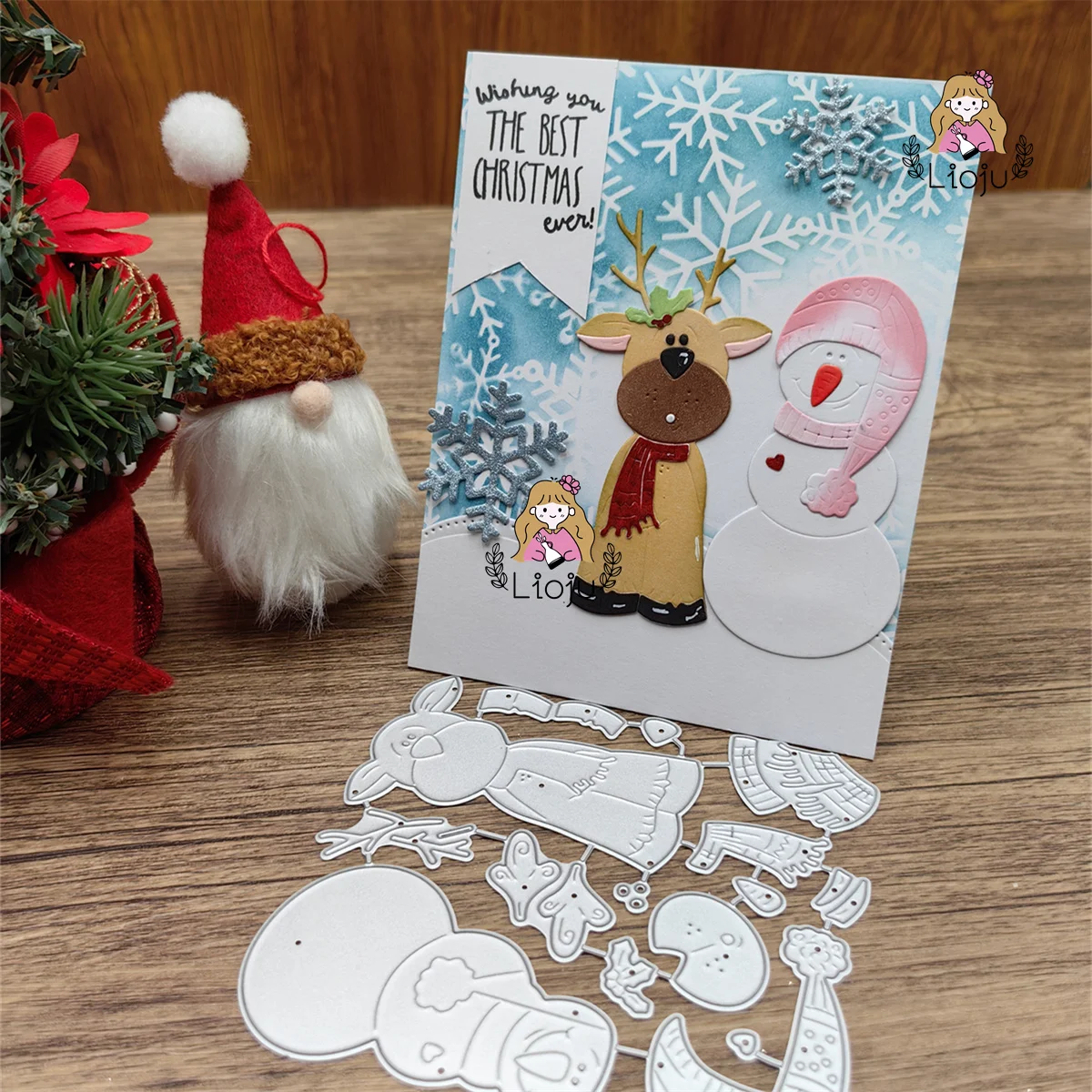 Christmas Santa Claus Snowman Cutting Dies For Card Making And ScrapbookingDIY Photo Album Decor Paper Card Making Birthday Gift