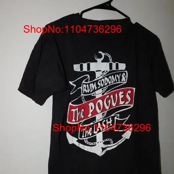 

Новая рождественская футболка The Pogues S 5XL DN380, винтажная стильная мягкая уличная одежда, универсальная растянутая повседневная слегка модная футболка