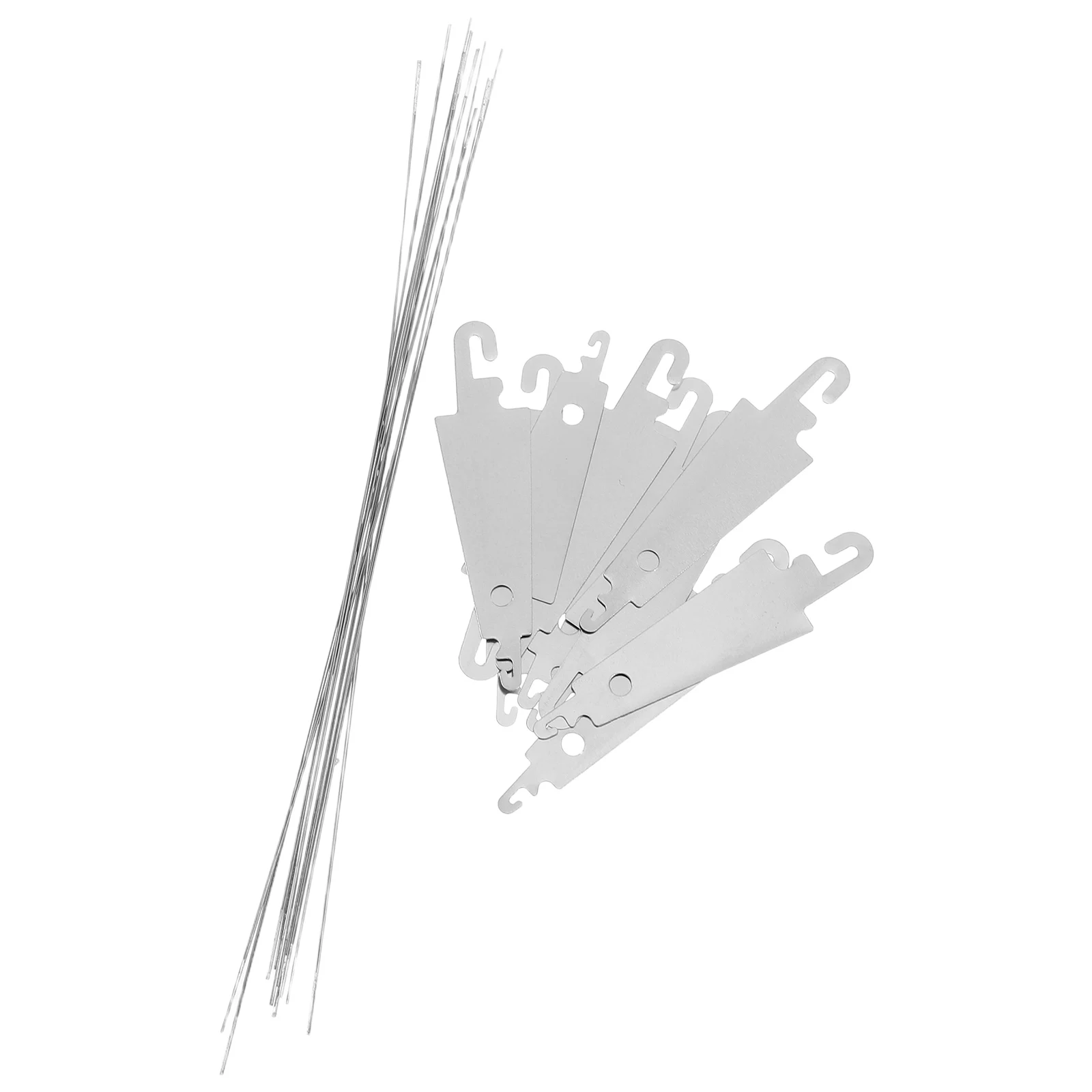 

20pcs Stainless Steel Needle Threaders For Hand Sewing Large Eye Embroidery Cross Stitch Craft Tool Portable Durable Sewing