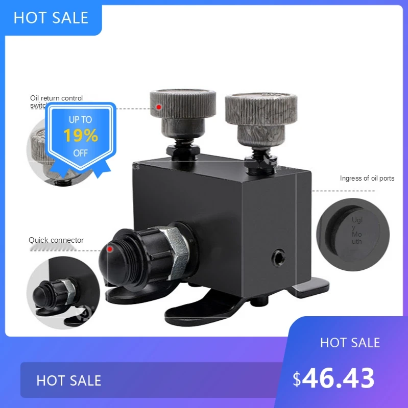 PracticalHigh Pressure Hydraulic 4-Way Directional Valve High-Speed Oil Flow Splitter Pump Control Distributor Industrial Hyd 21
