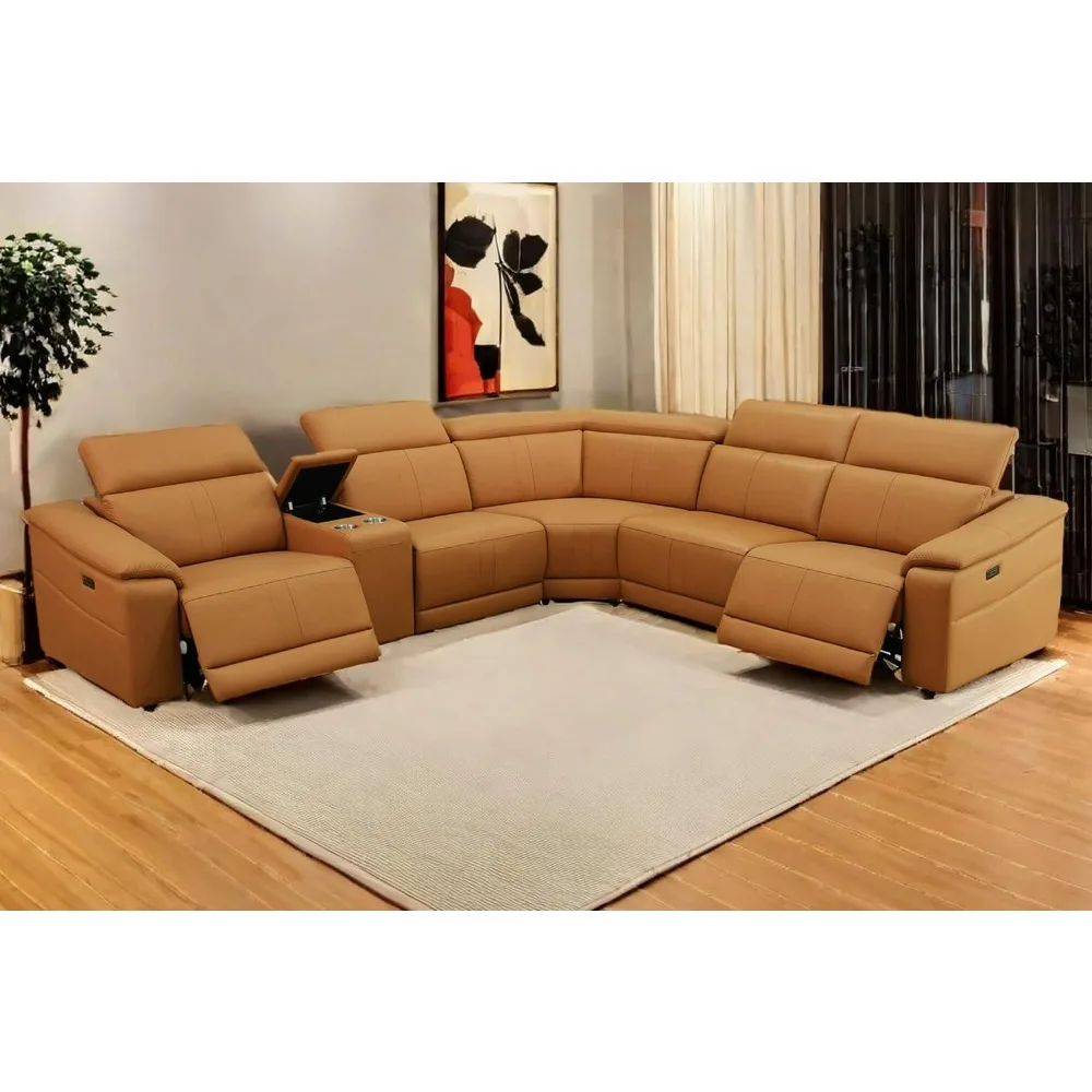 

Recliner, Sectional Sofa Couch For Living Room, Recliner Sofa Set, Reclining Corner Sectional Sofa Set With Storage Console Livi