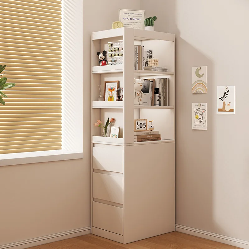 

Угловой шкаф, угловая полка для гостиной, встроенная настенная полка для хранения, книжная полка, новинка 2025 года, многослойный угловой шкаф для спальни