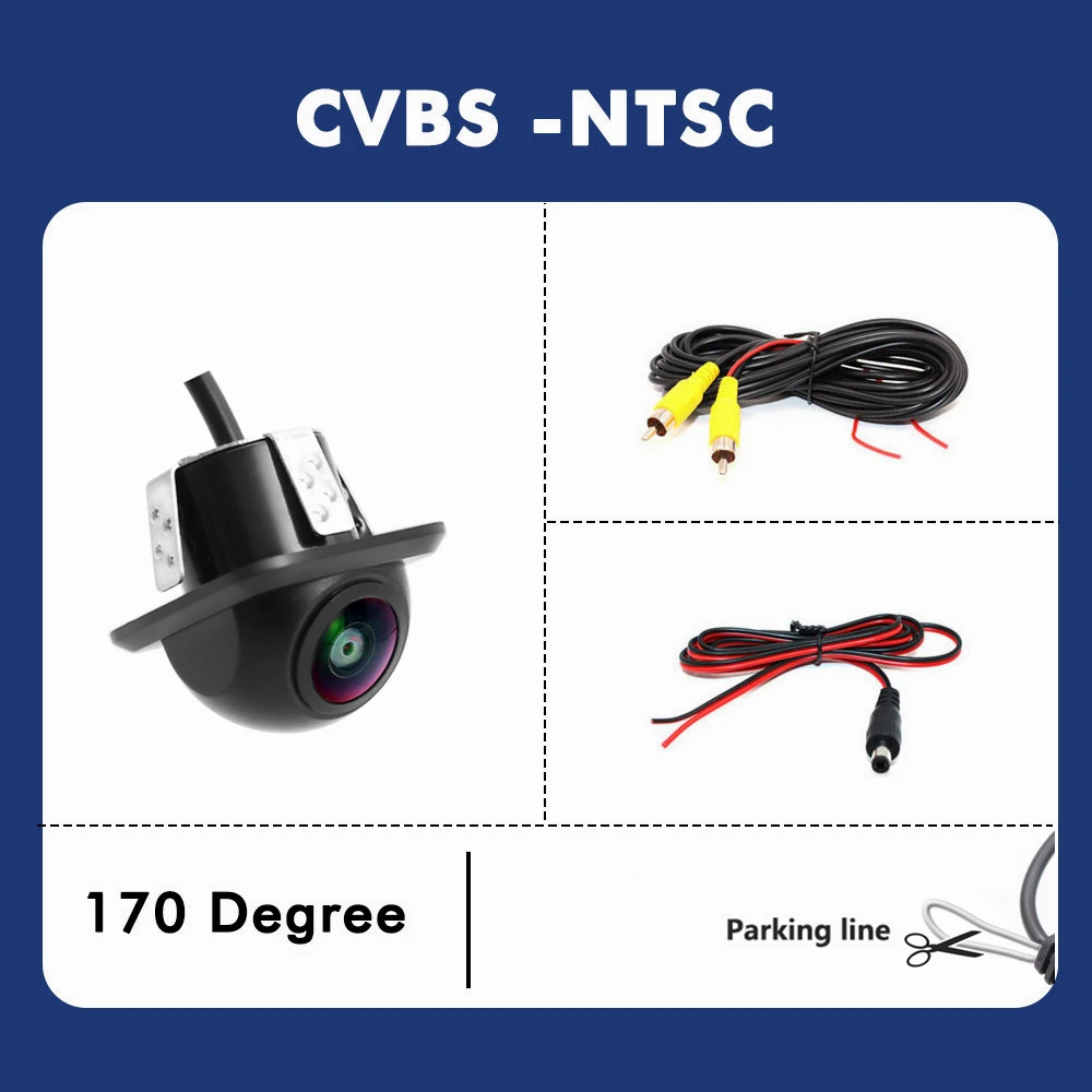 Caméra de recul SMARTOUR pour voiture, vision nocturne 1080P, moniteur de stationnement automatique,