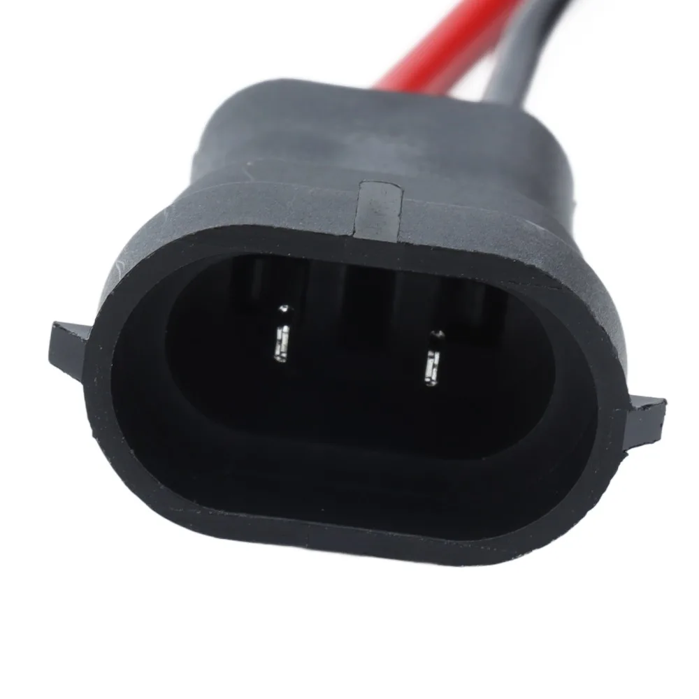 2 Pcs Vehicle Upgrade H11 H8 880 881 Male Adapter Copper Wiring Waterproof Adapter Universal Fit Plug Connector Headlight Bulb