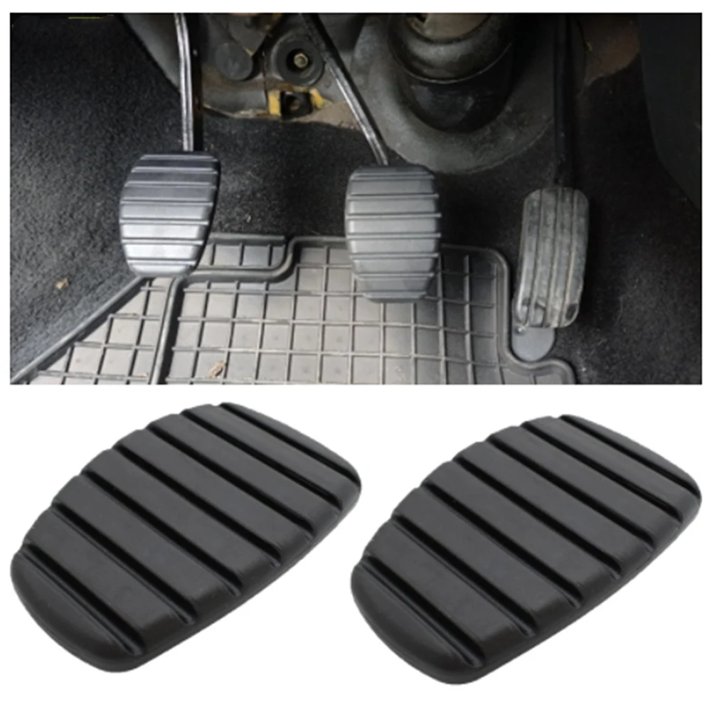 Carro embreagem freio de borracha Pedal Pad, tampa de substituição para Renault, Modus, Trafic Twingo, Kangoo, Clio, Espace, Scenic, 2pcs