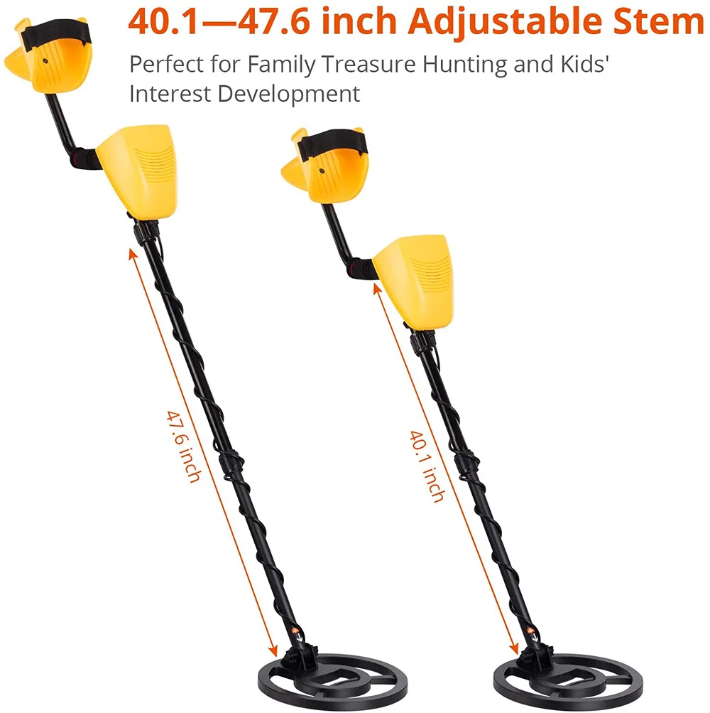 

Metal Detector MD-3028 Underground Metal Detector Gold Finder Treasure Hunter with Large LCD Screen Gold Digger 8.5" Waterproof