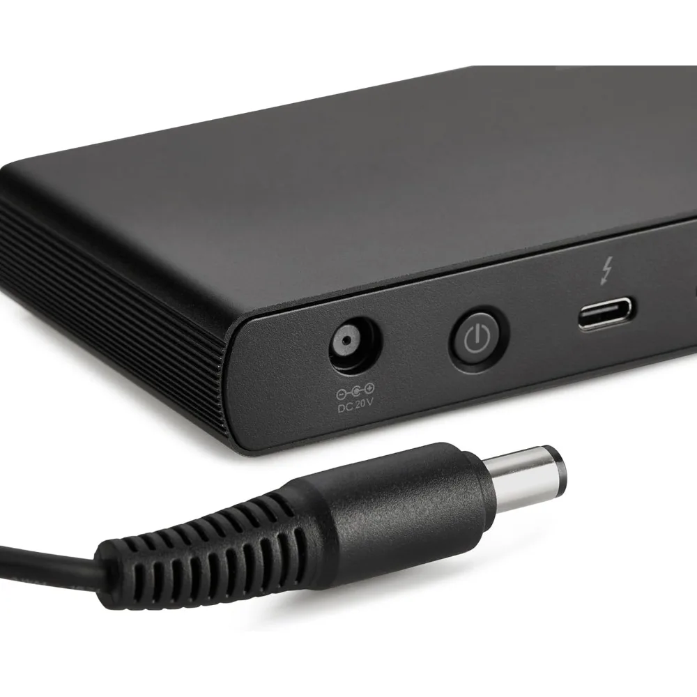 محطة إرساء Thunderbolt 4/USB4، شاشة مزدوجة 4K، شحن 85 وات، تصميم مدمج لأجهزة الكمبيوتر المحمولة #4