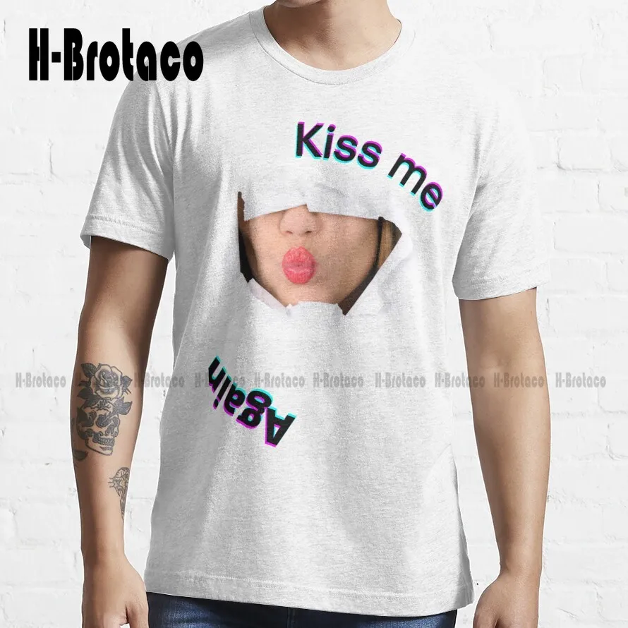 Kiss Me Again Trending T-Shirt Tshirt Ruler Custom Aldult Teen Unisex Digital Printing Tee Shirts Xs-5Xl Streetwear Unisex