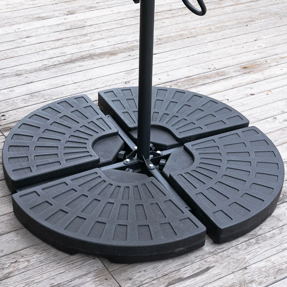 Bananen schirm fächerförmiger Basis ständer/wasser gefüllt 52kg/sand gefüllt 66kg