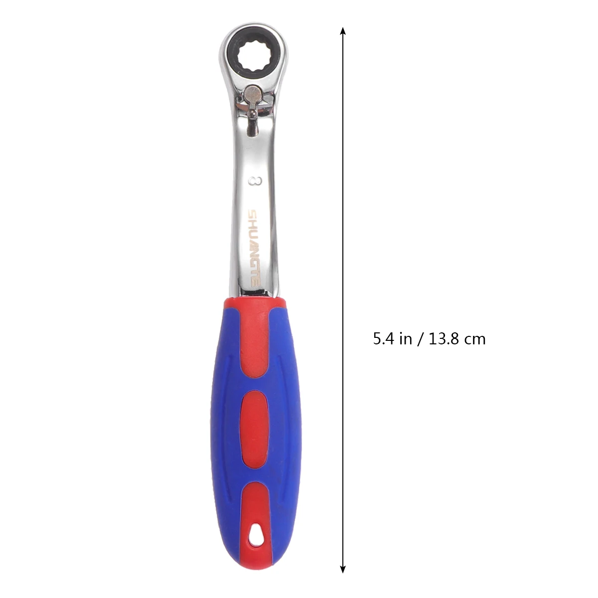 

Ratchet Wrench 8MM Handle Crescent Adjustable Professional Wrench Tool Durable Steel Material Suitable Home Use