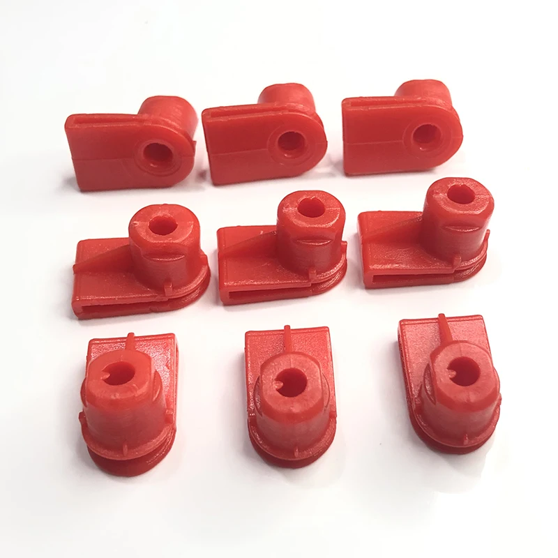 20pcs Auto Clips For BMW 07147212877 Grommet Nut for Screws- X1 & 1-Series Centre Console Clips Red Plastic Car Fastener