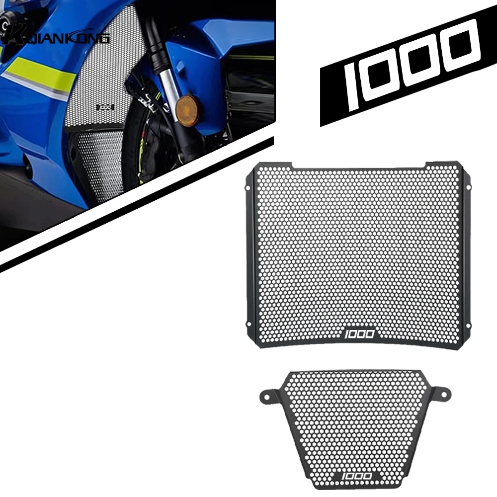 Motorcycle Radiator Guard Cover For Suzuki GSX-R1000R GSXR GSX- R 1000 2017-2025 Motorcycle Radiator Guard&Oil Cooler Guard set