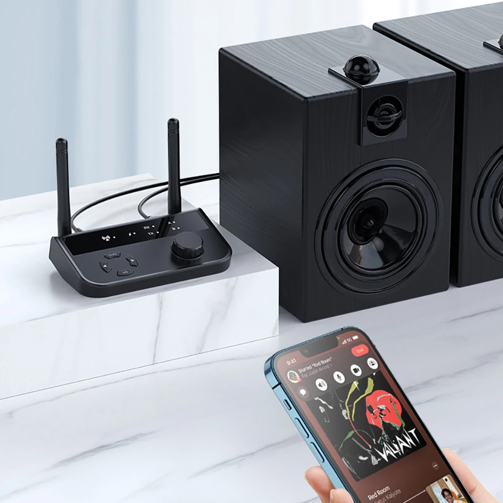 New B39 Bluetooth-compatible Music Receiver Transmitter Two-in-one V5.3 Receive Launch One Tow Two Support TWS