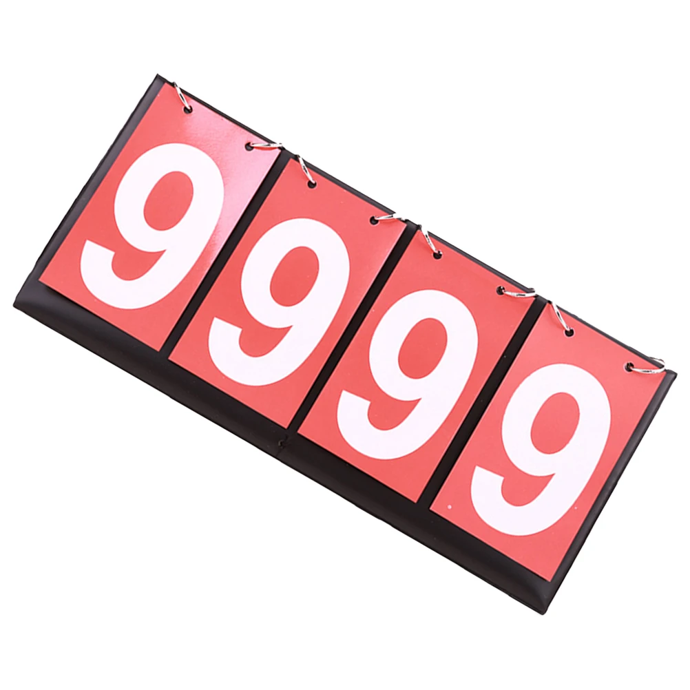 

Portable Basketball Football Scoreboard for Sports Clear Numbers Readable Volleyball Table Tennis Manual Flip Keeper Lightweight