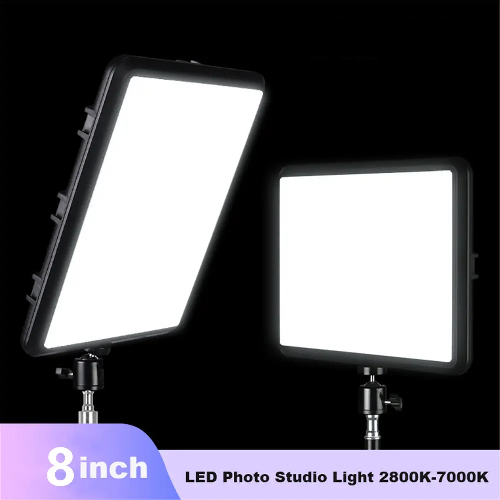 High Power 160 Led Video Light Panel 2800k-7000k Photography Lighting w Remote Control for Live Streaming Photo Studio Lamp