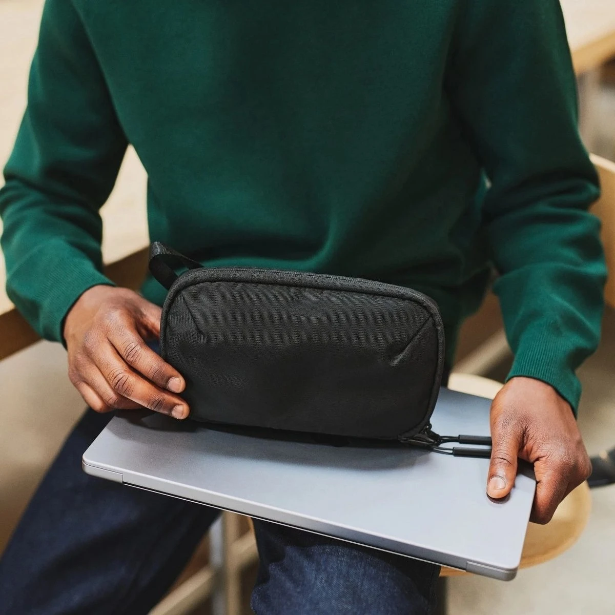 

Деловая портативная водонепроницаемая сумка-органайзер большой вместимости, мужская повседневная легкая сумка для поездок на работу