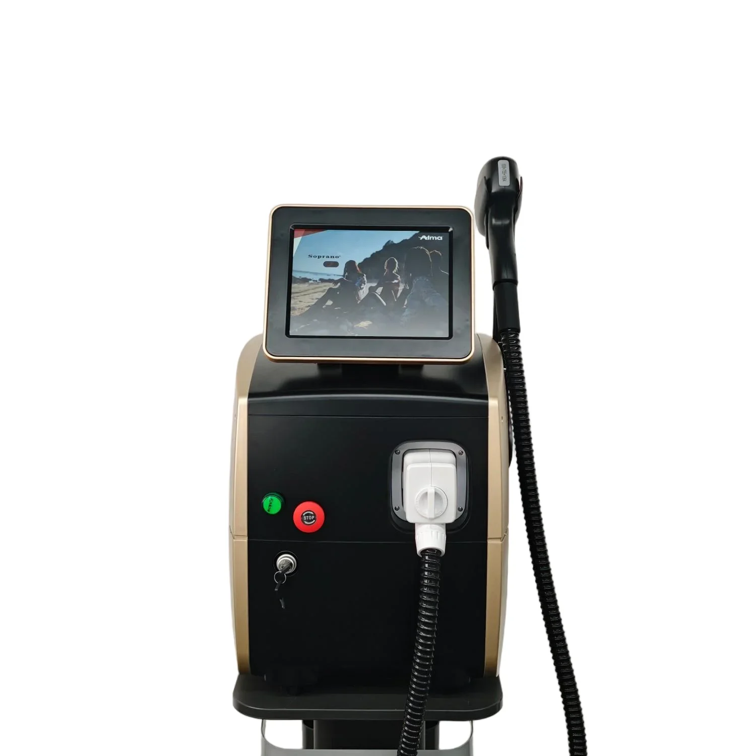 Professional Diode Laser Hair Removal – 808nm 4 Wavelengths, Ice Cooling Technology – Long-Lasting Hair Reduction – CE for Home