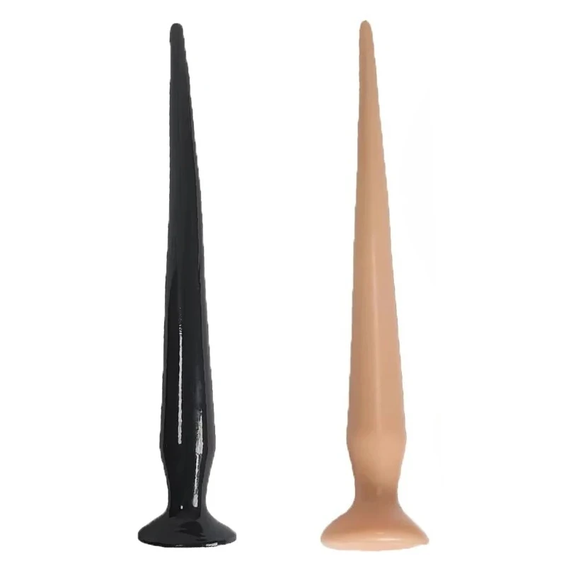 Consolador de tapón Anal largo para hombres y mujeres, tapón Anal Flexible, súper suave, masaje de próstata, dilatador Anal, culo largo, Juguetes sexuales para parejas, pene