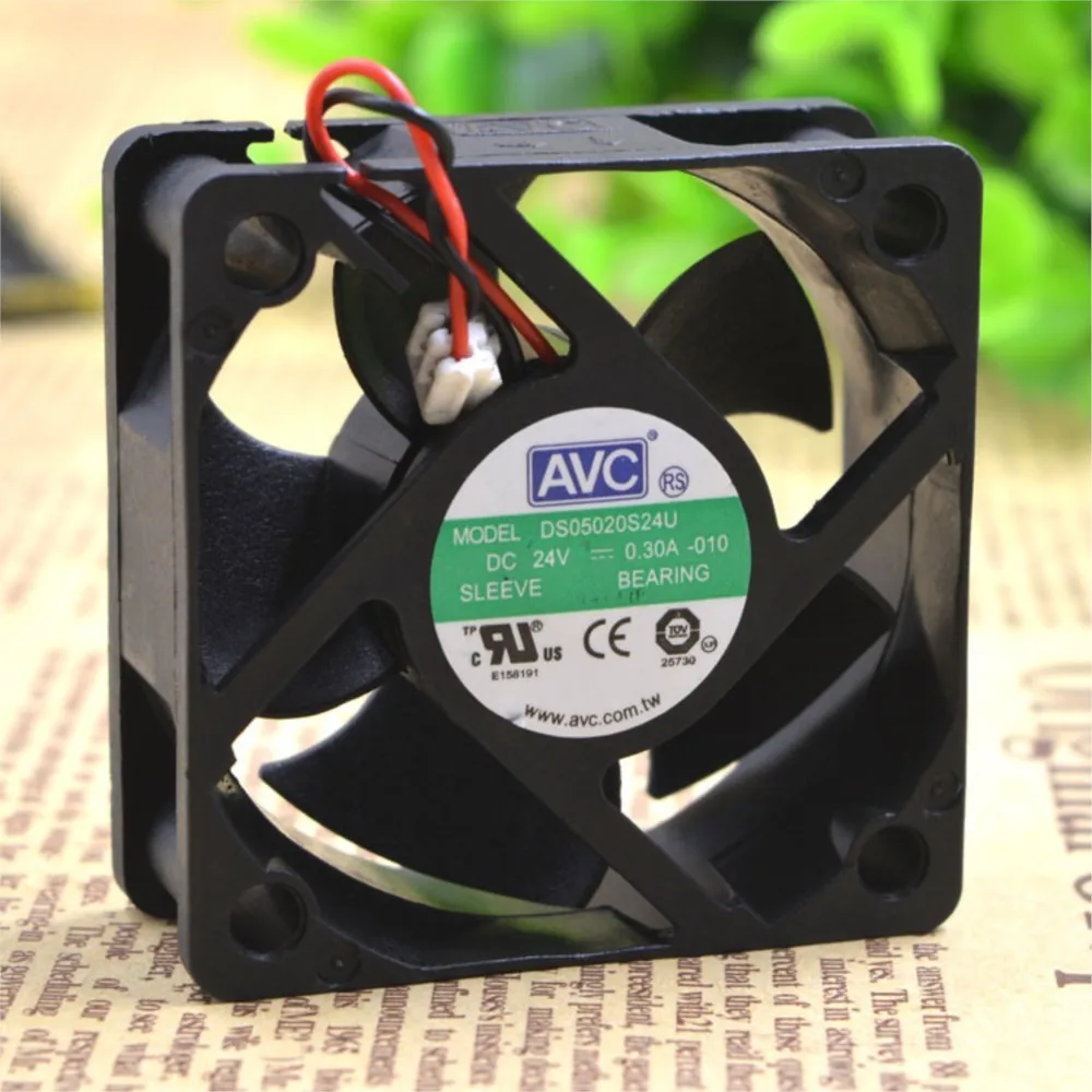 DS05020S24U Ventilador de 50 mm para AVC 5 cm 5020 24 V 0.30 A Refrigeración del convertidor de dos cables