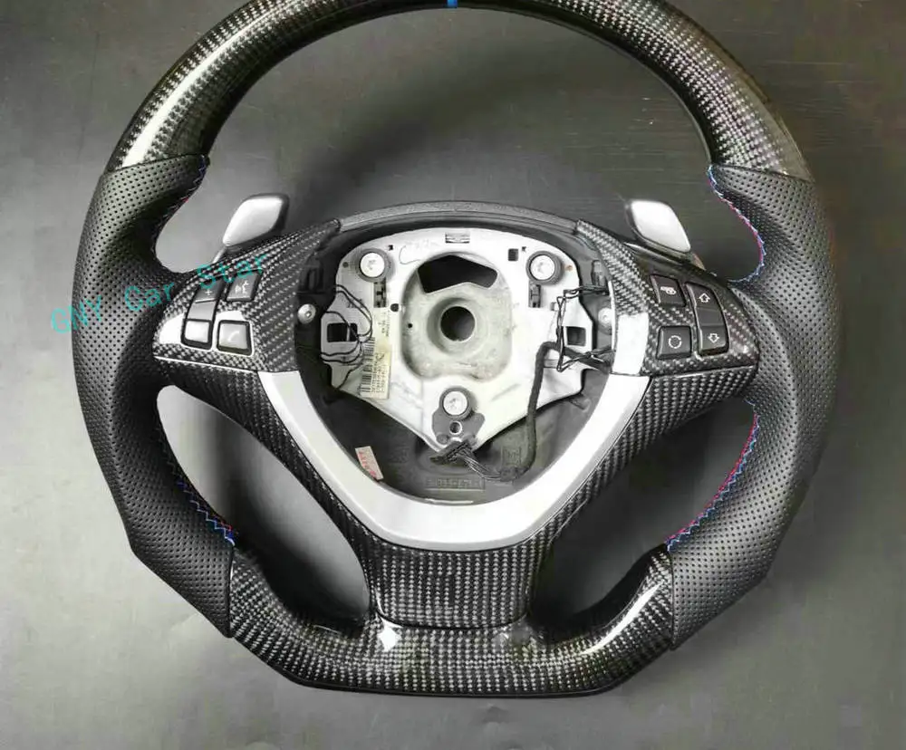 Customized 100% Real Carbon Fiber Car Steering Wheel For BMW E70 X5 E71 X6