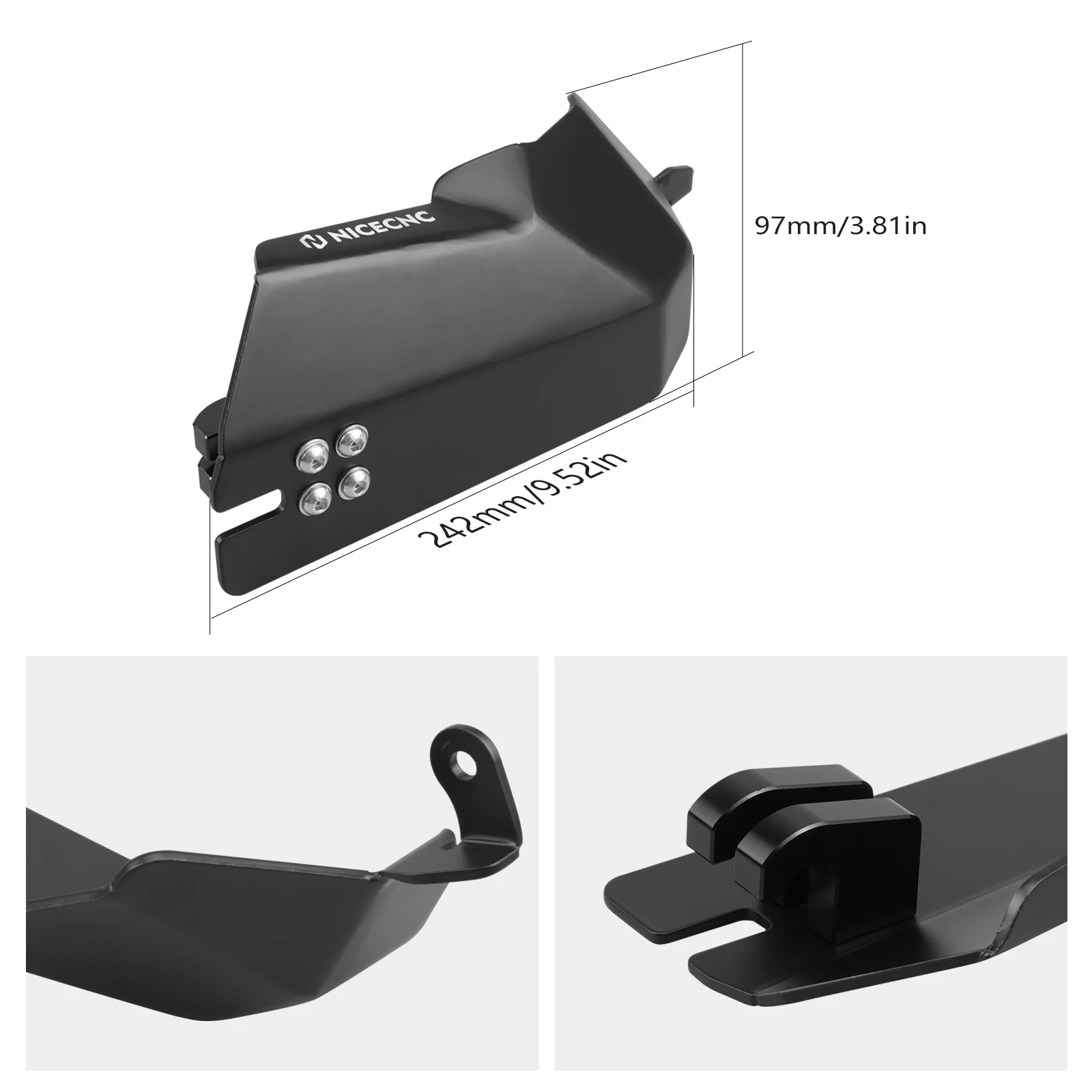 For BMW R1200GS R1250GS Motorcyclcle Final Drive Guard Fit 2019-2024 R1250GS R 1250 GS GSA 2013-2018 R 1200 GS Adventure R1200GS - Image 2