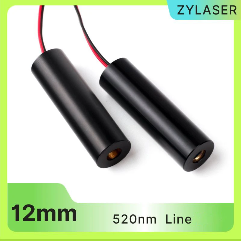 

1/5/10PCS 520nm Green Line 12mm Glass lens/Plastic Lens 5mw 10mw 30mw 50mw 80mw Laser Module For Marking Machine Alignment Laser