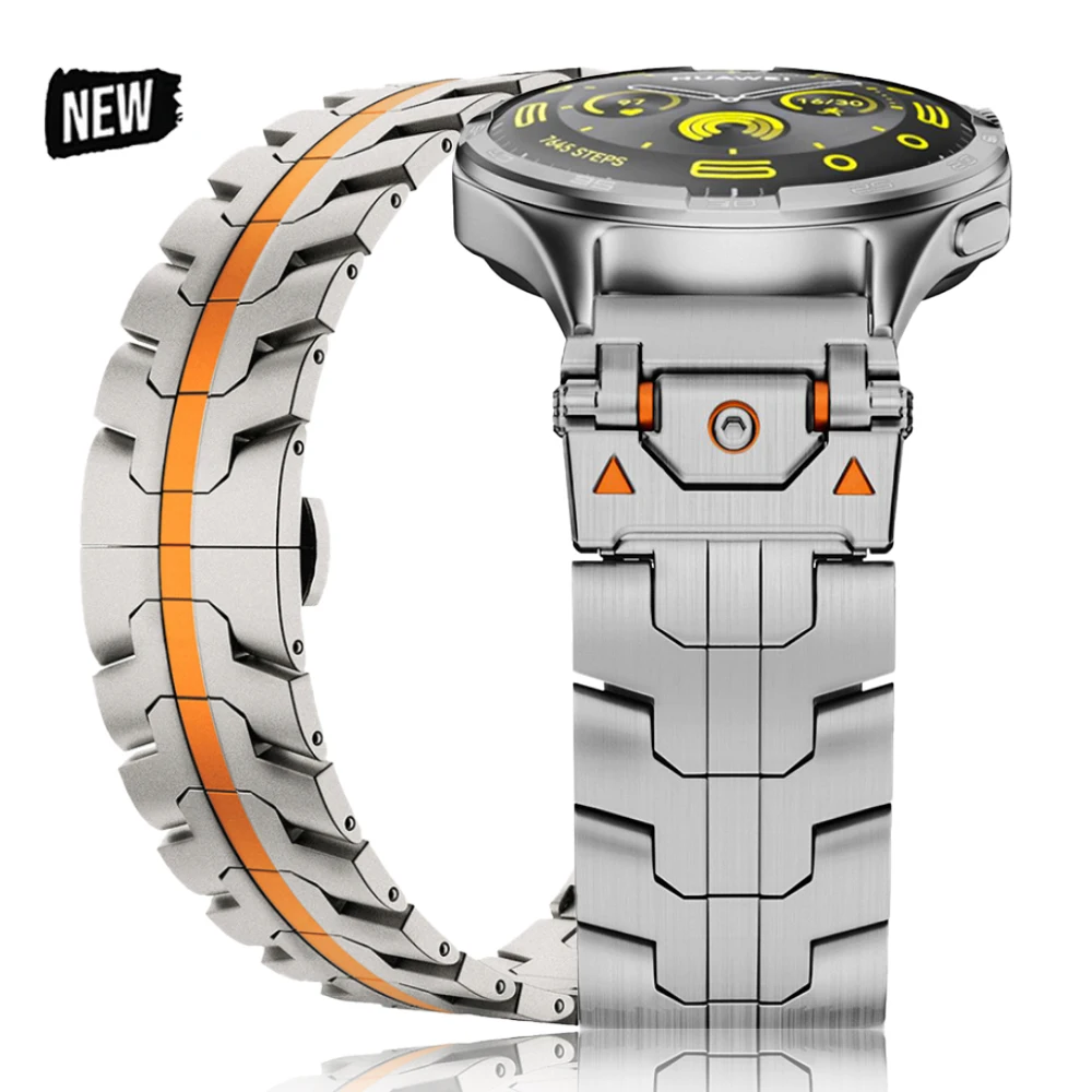 

22mm 20mm Band for Samsung Galaxy Watch 7 6 5 40 44mm Luxury Steel Strap for Huawei Watch GT5 46mm Watch 4/3 Pro Ultimate Correa