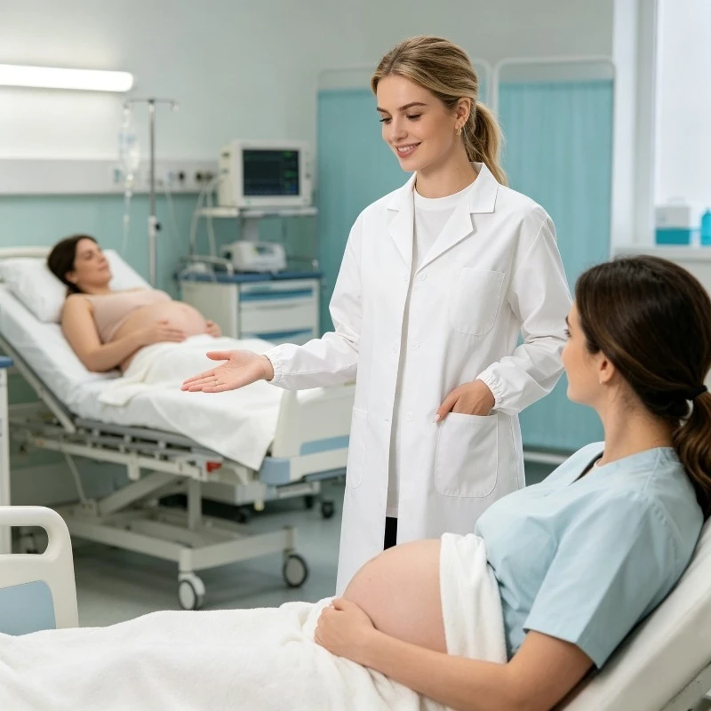 White Lab Coat, Laboratory Training Uniform, Food Processing, Medical Outpatient, Beauty and Nail Salon, Work Uniform