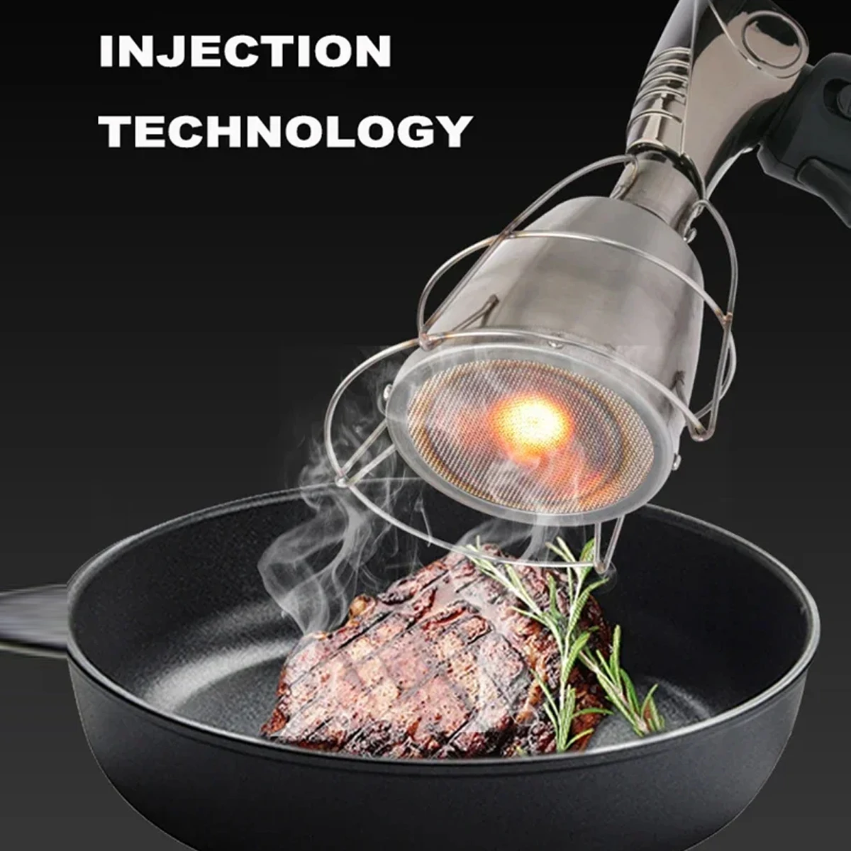 

Handheld Removable Blow Torch Broiler Flamethrower Adapter Fire intensifier Accessories Perfect for Searing Melting Baking Tool