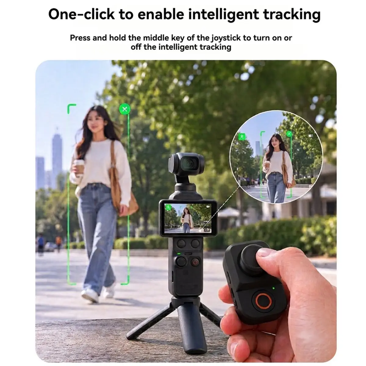 Wireless Bluetooth Remote Control Camera Shutter Controller Gimbal Controller for 4 Pro/4/3 Accessories