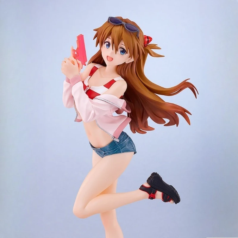 GSC Originele POP UP PARADE Serie 《Neon Genesis Evangelion: Asuka (Beach Queen)》Anime Action Assembly Model Speelgoed Collectible Model