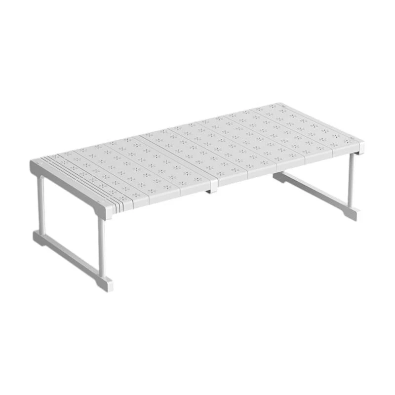 

Expandable Wardrobe Adjustable Storage Shelf for Cabinets and Closets Use Carbon Steel Organization Rack .Q0KF
