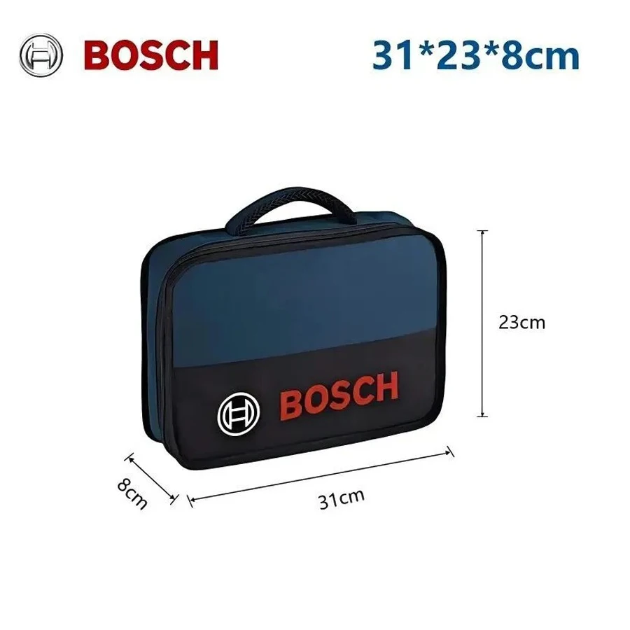 BOSCH 1600A003BG Multifunctional Mini Canvas Tool Bag 31*23*8см Portable Drill Bit and Screwdriver Storage Bag Tool Accessories