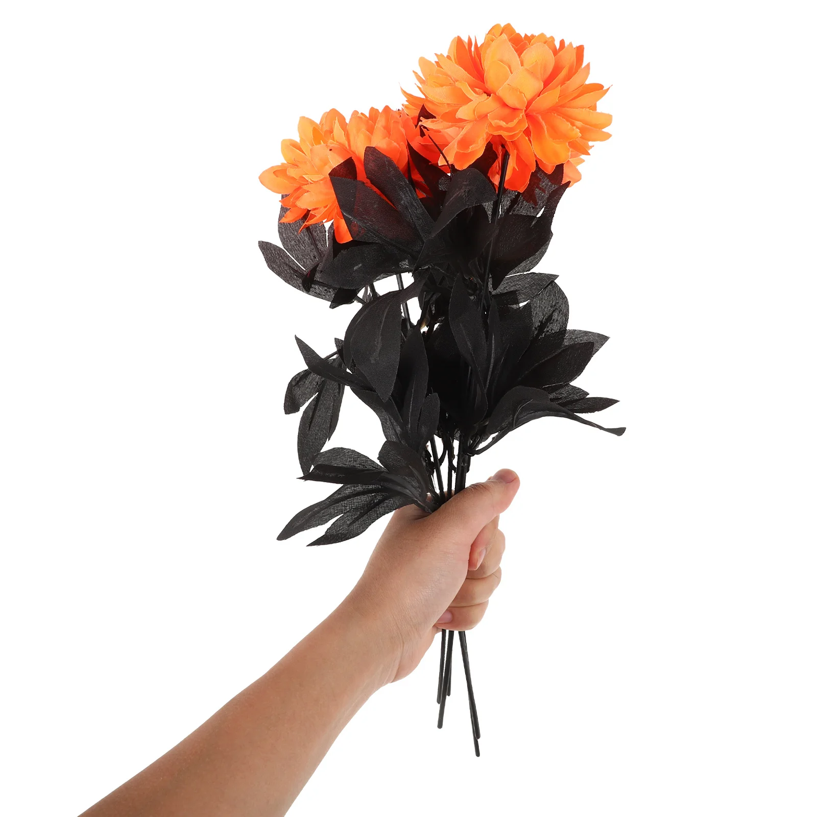 

5Pcs Artificial Dahlia Bouquet Fabric Stems Lifelike Wedding Party Home Decor Photography Prop Fake Flowers Simulation Flower