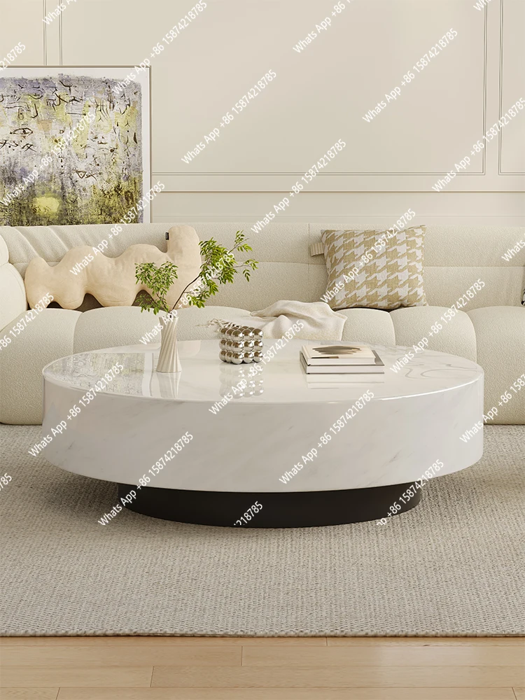 Round Marble Nesting Table Set, Italian Minimalist Luxury Design for All Spaces, Heat & Scratch Resistant, Designer Customizable